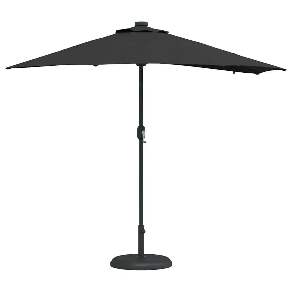 Garden Parasol with Solar LED Lighting