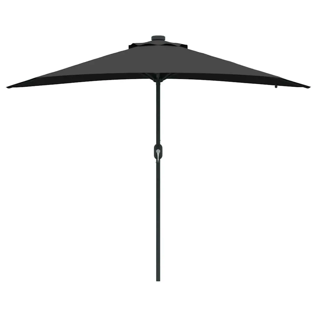 Garden Parasol with Solar LED Lighting
