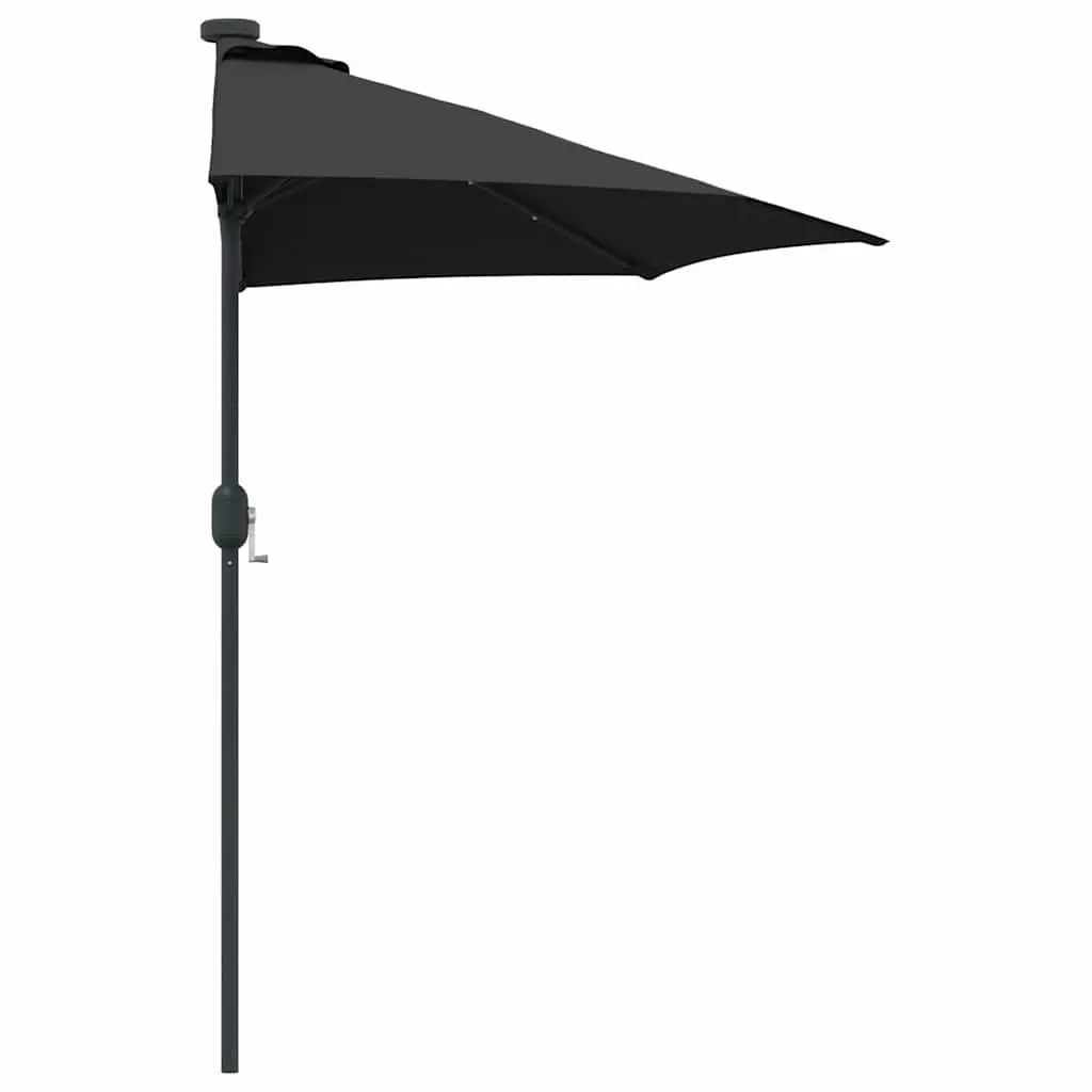 Garden Parasol with Solar LED Lighting