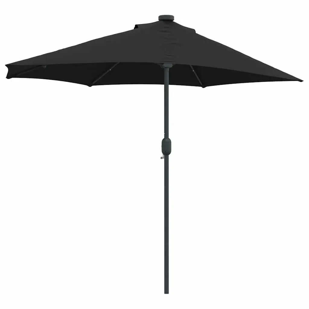 Garden Parasol with Solar LED Lighting
