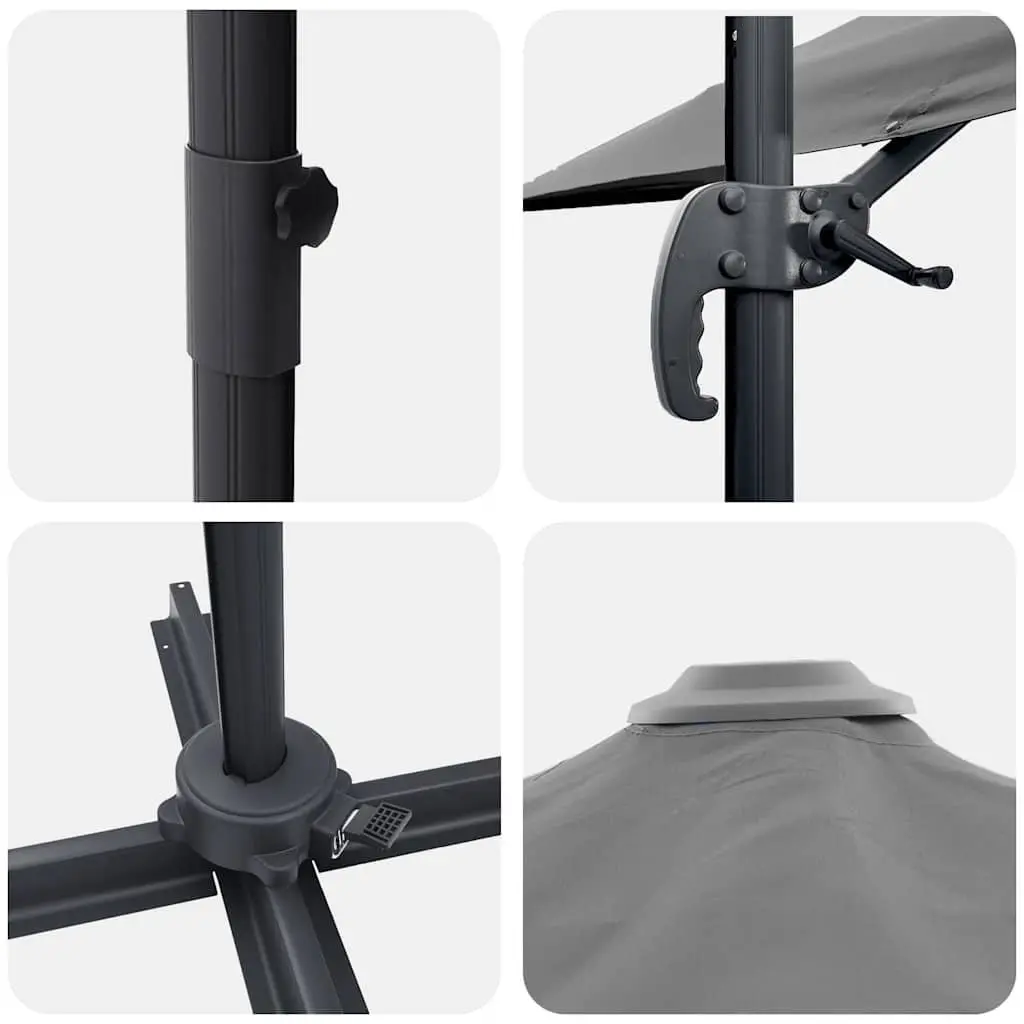 Cantilever Parasol Anthracite 351x250x260cm