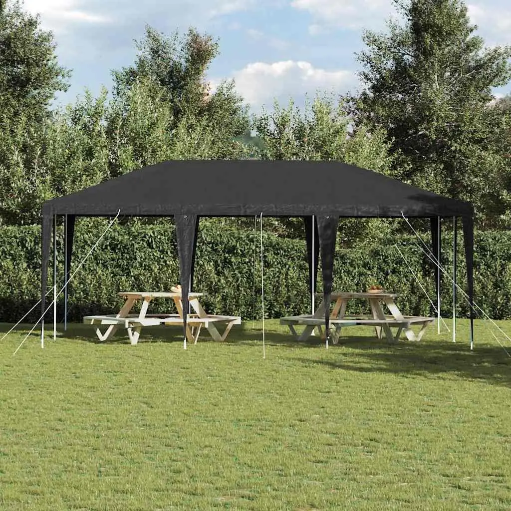 Rectangular Anthracite Party Tent 600x400x266cm