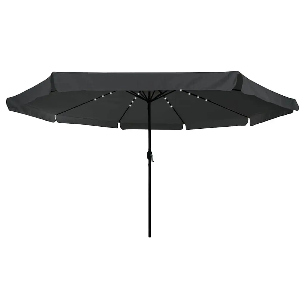 Garden Parasol Polyester 395x395x245cm Anthracite