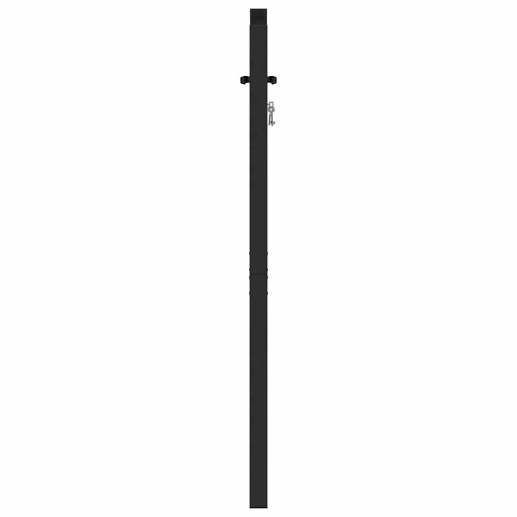 Garden Gate Aluminium 100x120cm Black Lockable