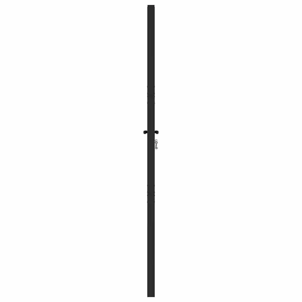 Black Aluminium Garden Gate 100x180cm