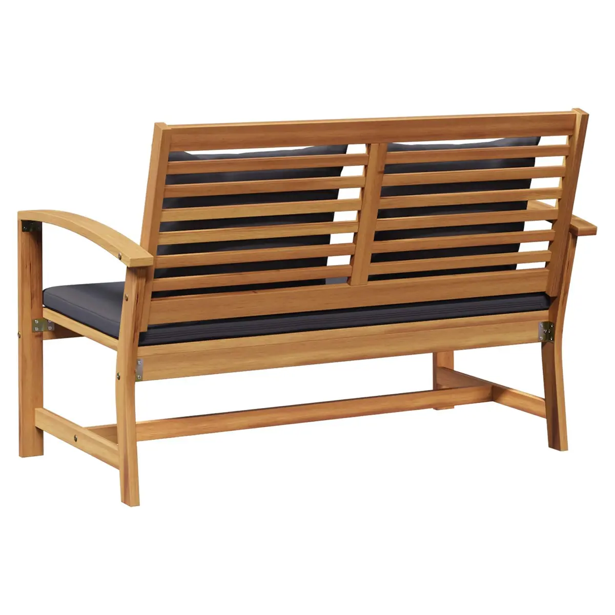 Solid Teak Wood Garden Bench and Table Set for Outdoor Use
