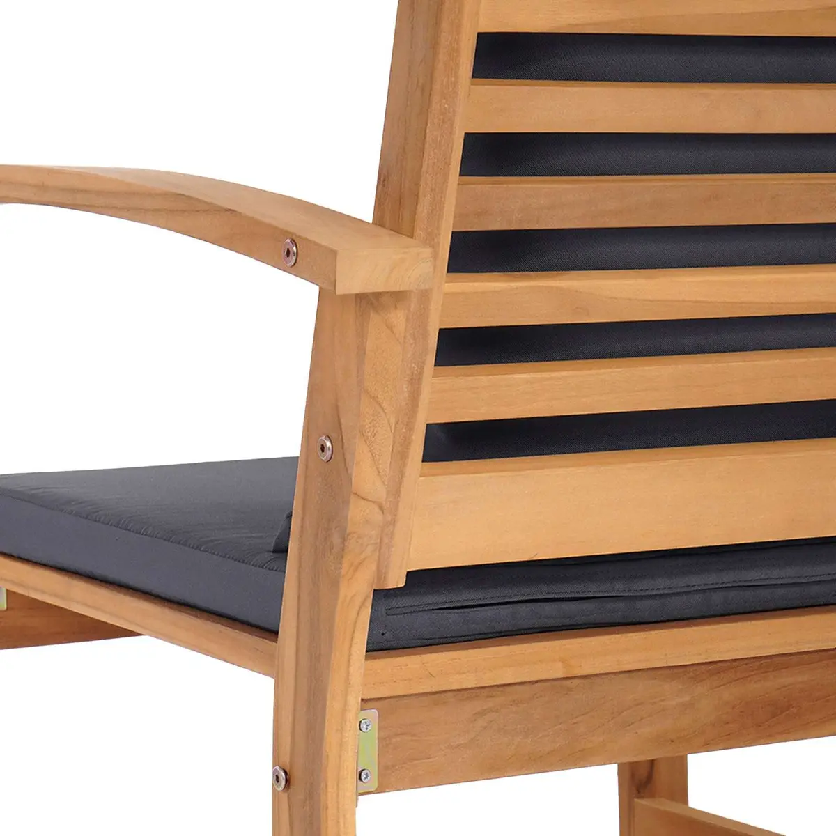 Solid Teak Wood Garden Bench and Table Set for Outdoor Use