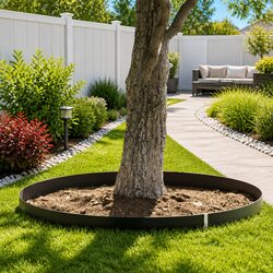Durable Black Polyethylene Root Barrier for Landscaping