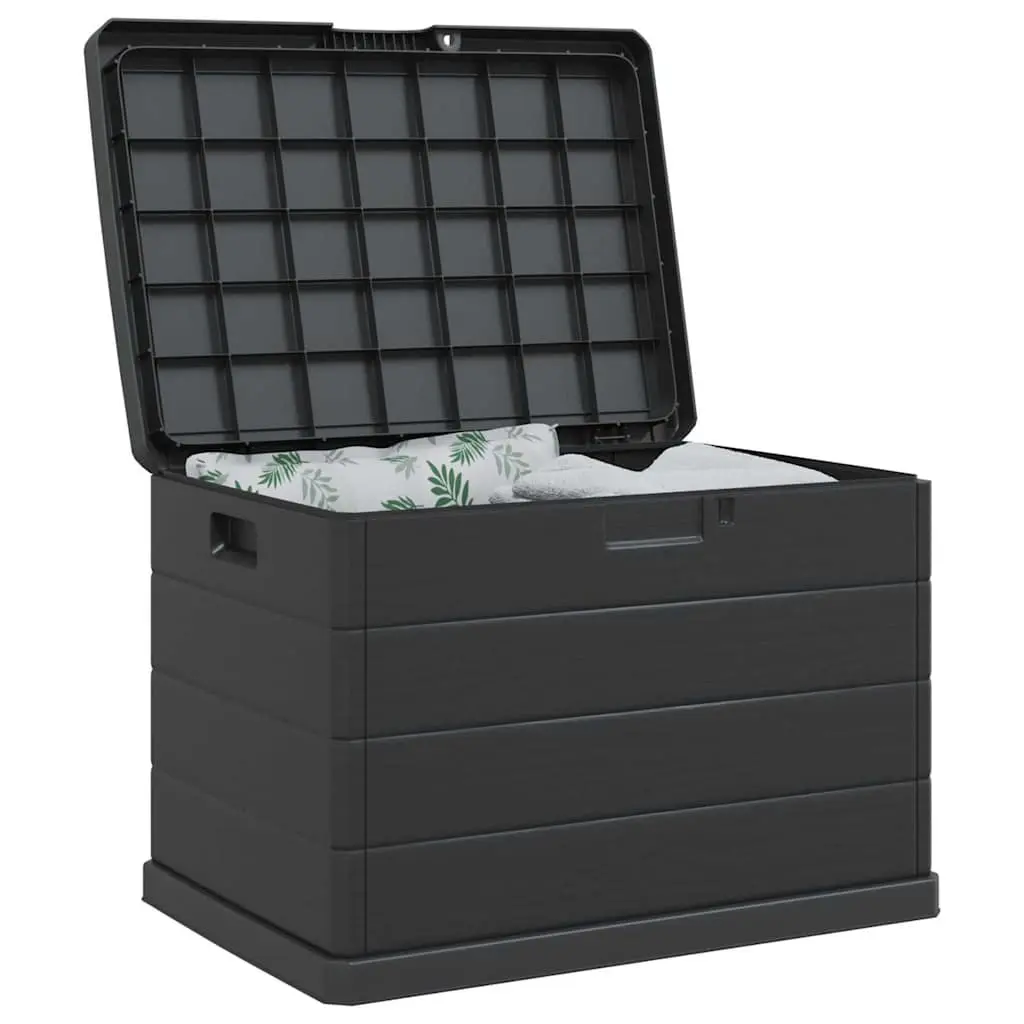 Garden Storage Box Plastic 77.5 x 54.5 x 53 cm Anthracite