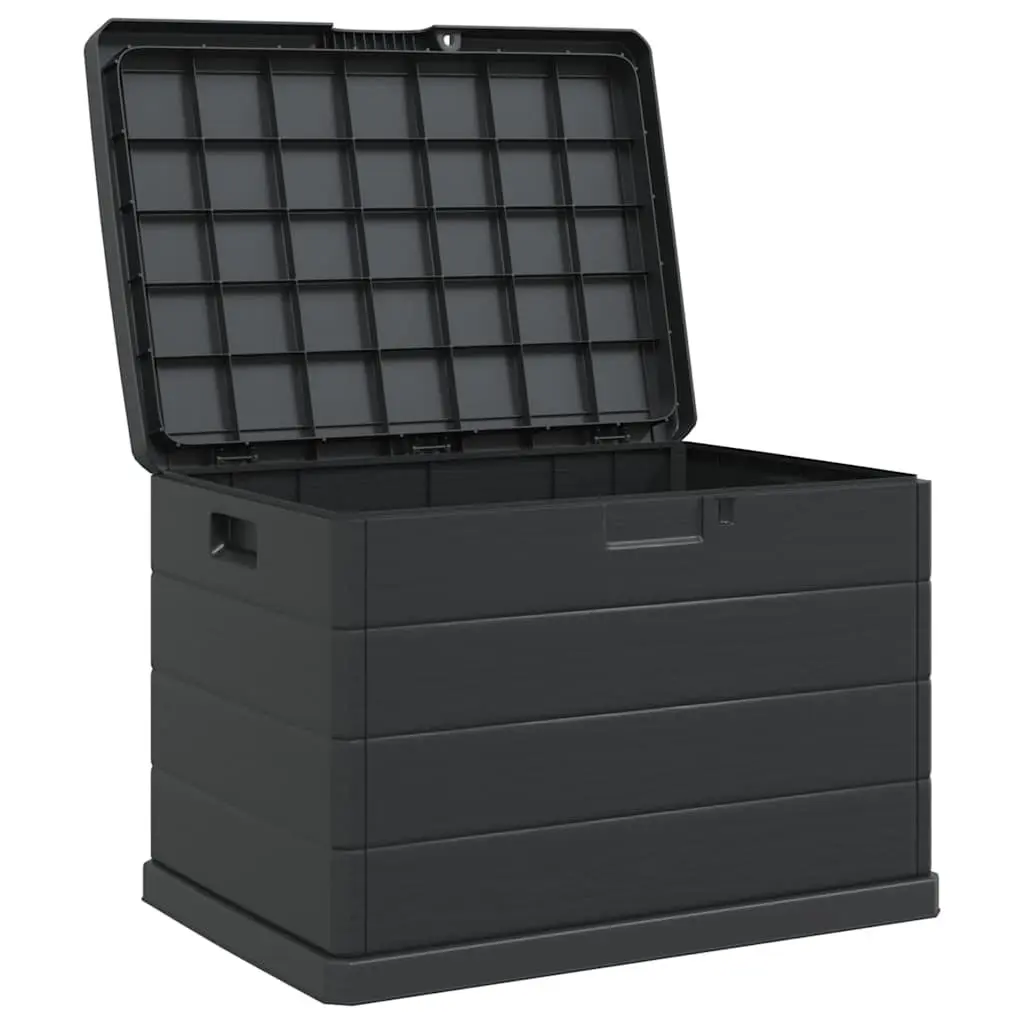 Garden Storage Box Plastic 77.5 x 54.5 x 53 cm Anthracite