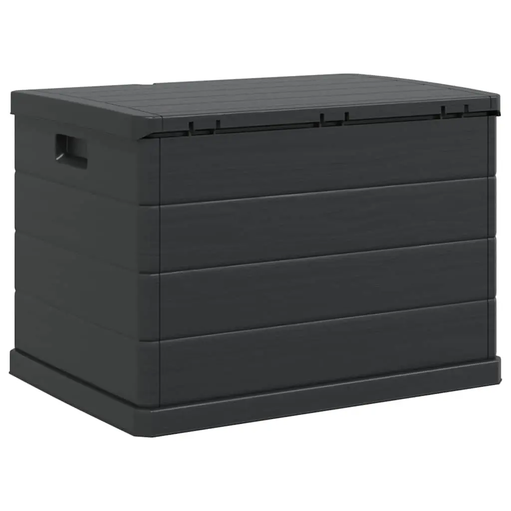 Garden Storage Box Plastic 77.5 x 54.5 x 53 cm Anthracite