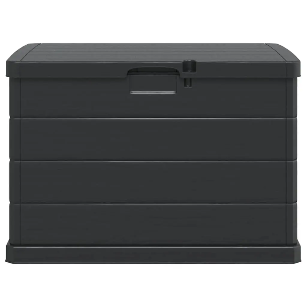 Garden Storage Box Plastic 77.5 x 54.5 x 53 cm Anthracite