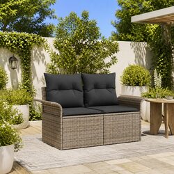 Durable Garden Sofa for Outdoor Relaxation in Grey