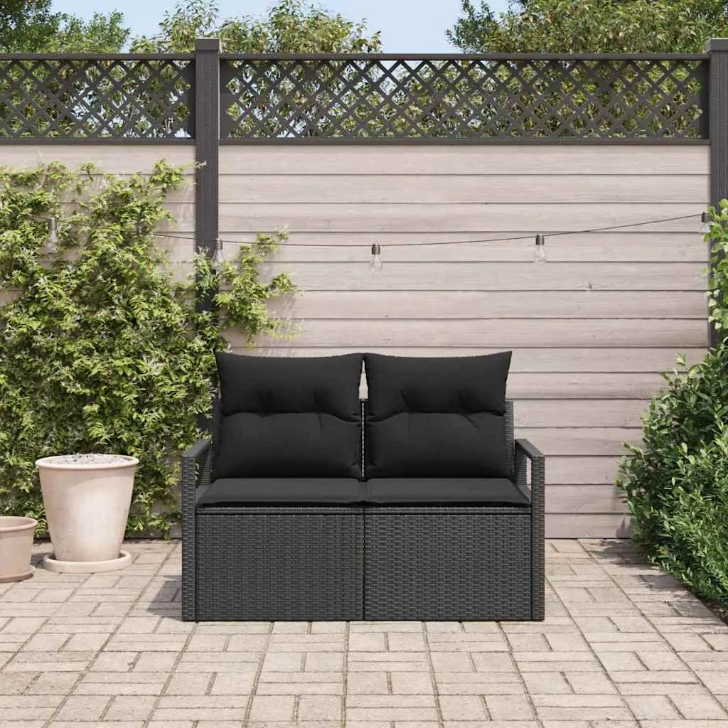 Outdoor Garden Sofa with Durable Poly Rattan