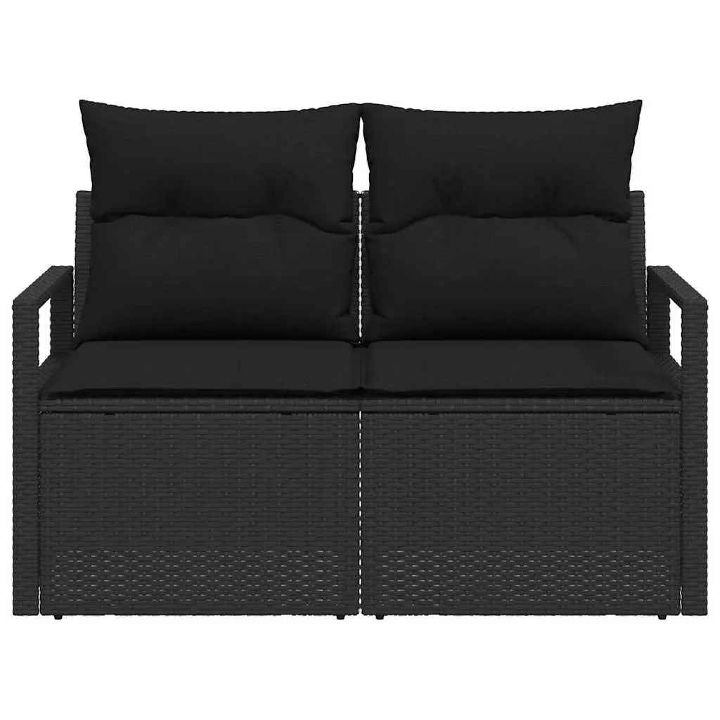 Outdoor Garden Sofa with Durable Poly Rattan