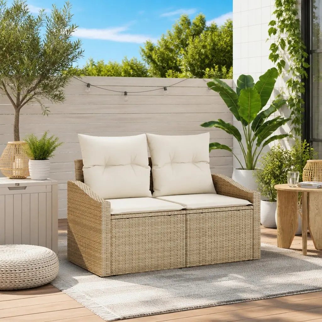 Modular Outdoor Garden Sofa in Beige