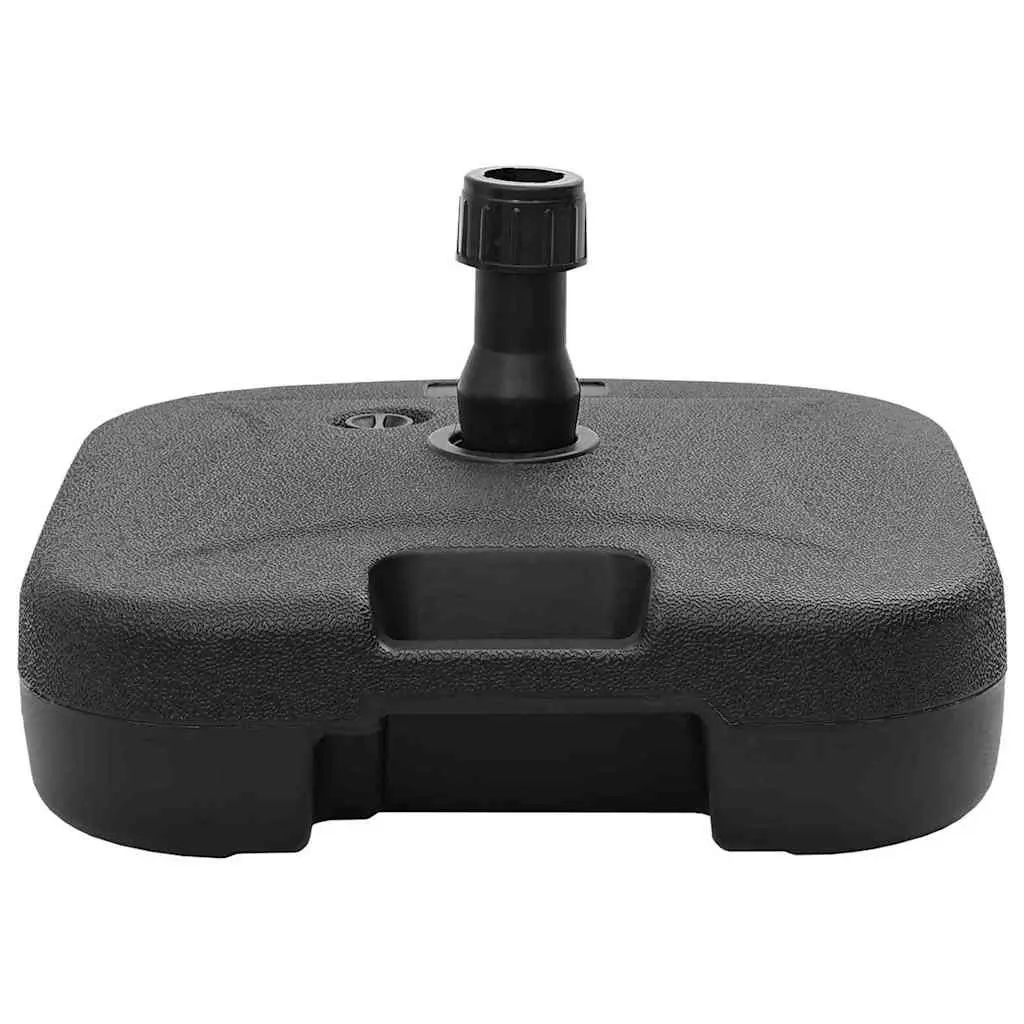 Rectangular Black Parasol Base for Outdoor Umbrellas