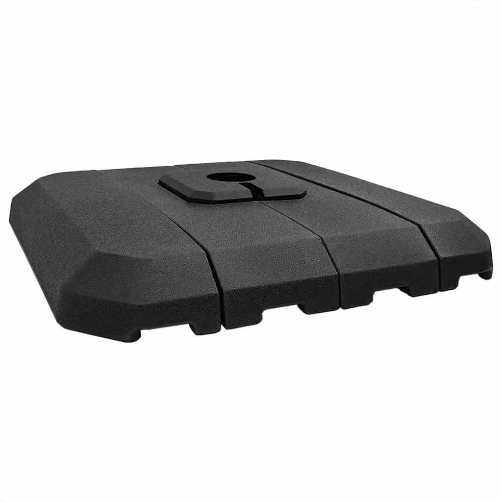 Black Cantilever Umbrella Base for Outdoors