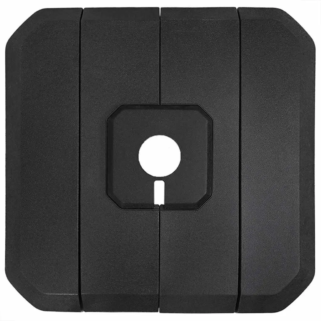 Black Cantilever Umbrella Base for Outdoors