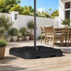 Modern Black Cantilever Umbrella Base for Garden