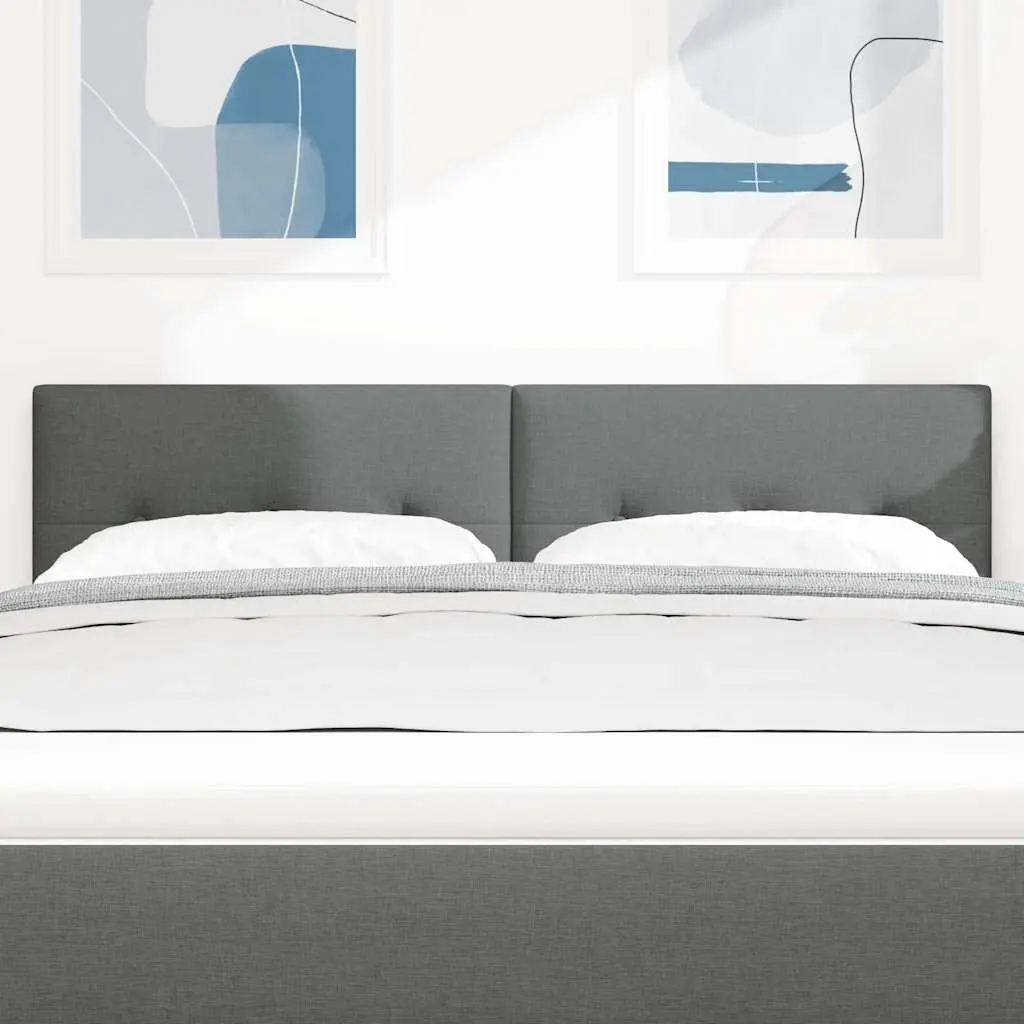 Height-Adjustable Headboard 160cm in Grey Fabric