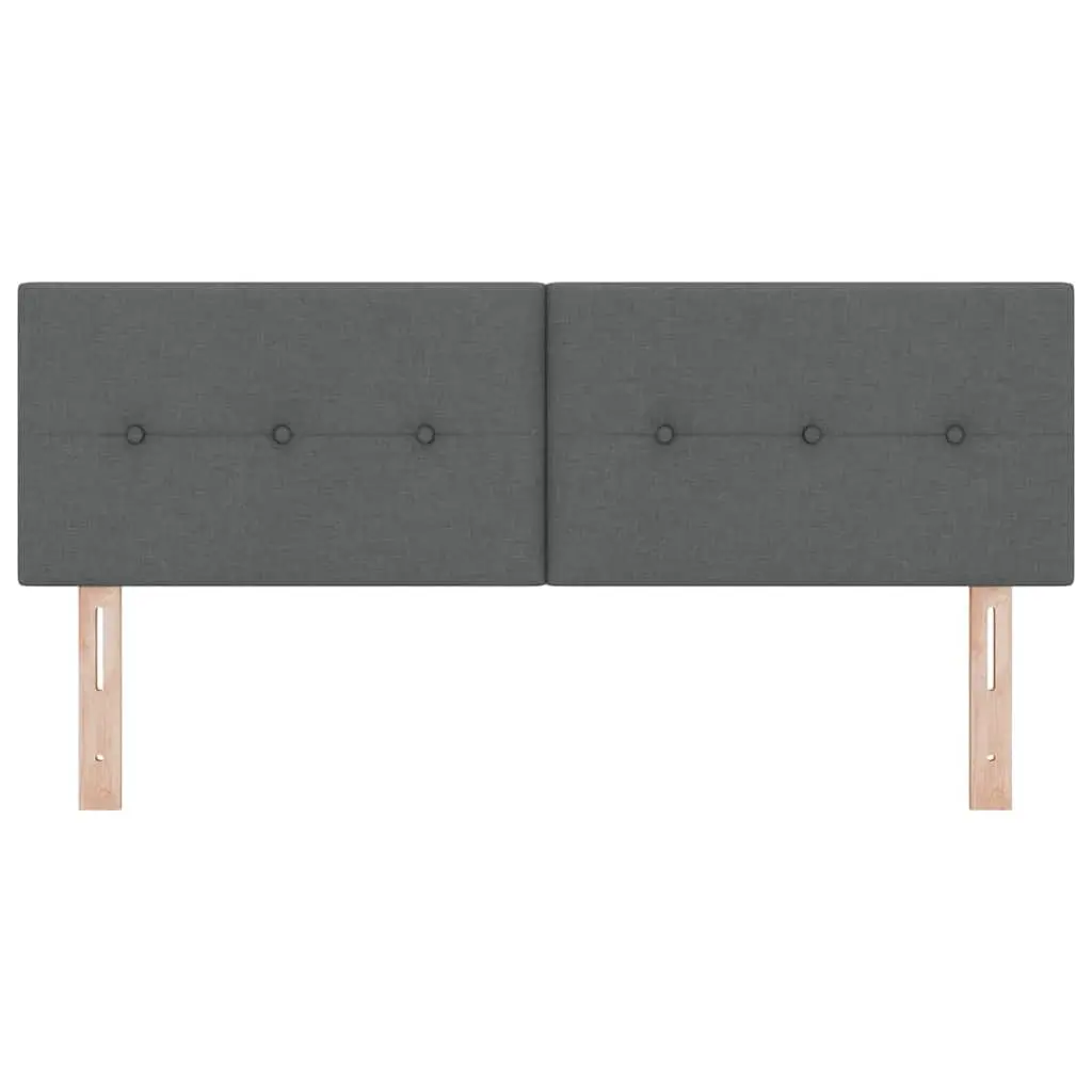 Height-Adjustable Headboard 160cm in Grey Fabric