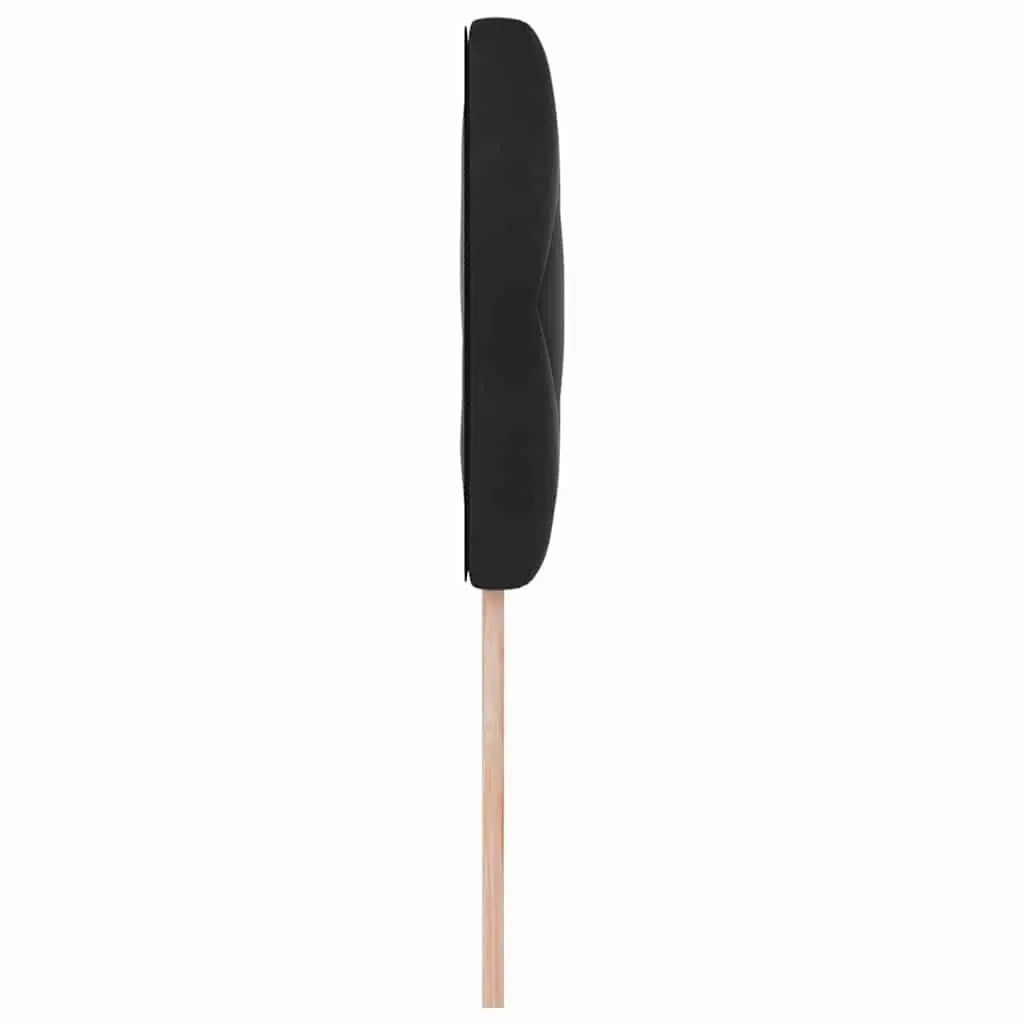 Headboard Velvet Black 100 cm Upholstered Adjustable Modern Bedroom Furniture