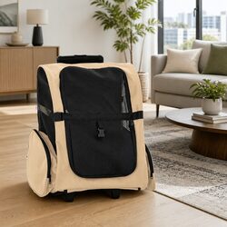 3-in-1 Pet Trolley for Small Dogs and Cats