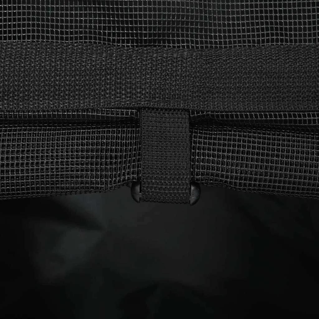 3-in-1 Pet Trolley Carrier Backpack Black 48x32cm