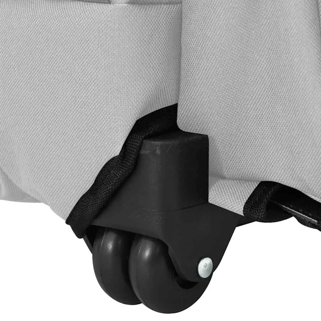 Grey 3-in-1 Pet Trolley with Adjustable Handle