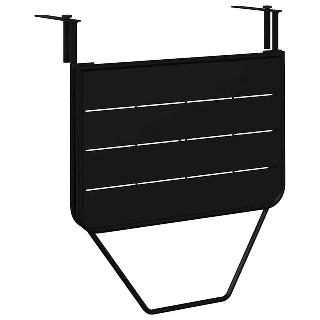 Foldable Hanging Balcony Table for Outdoor Use 60x39x65cm