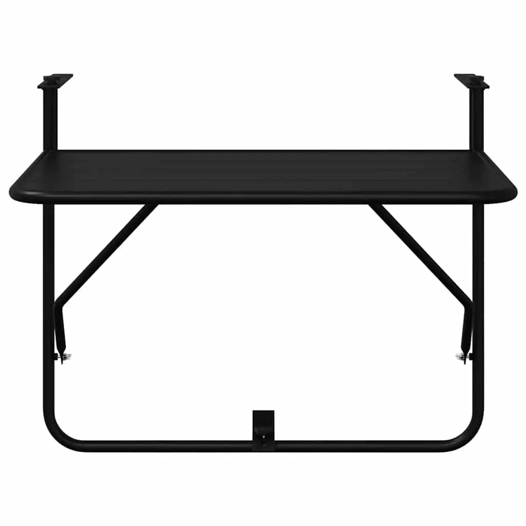 Foldable Hanging Balcony Table for Outdoor Use 60x39x65cm