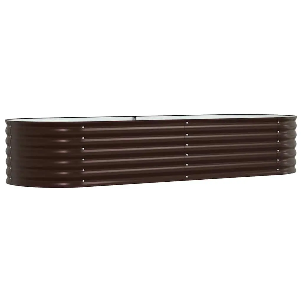 Steel Raised Garden Bed 240x80x44cm for Outdoor Use