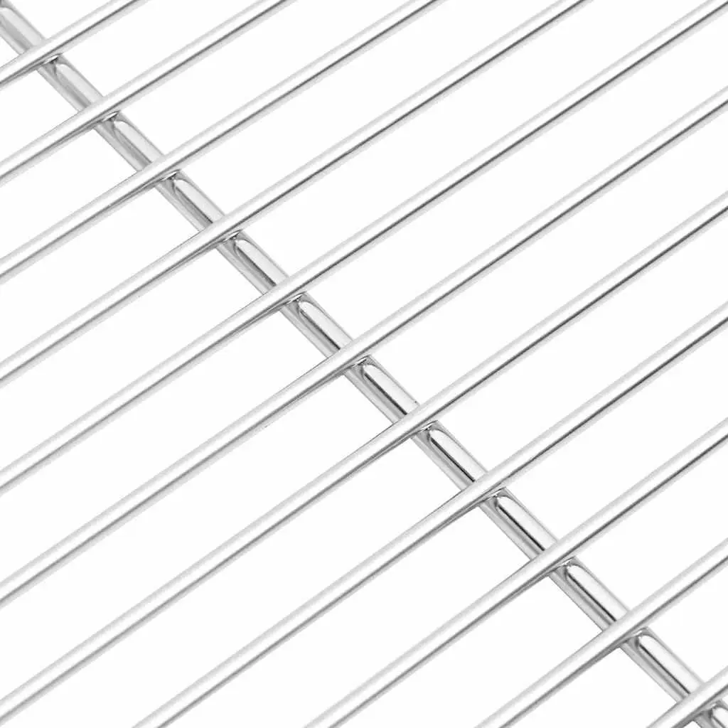 Grill Grate Stainless Steel 47 x 32.5 cm Silver