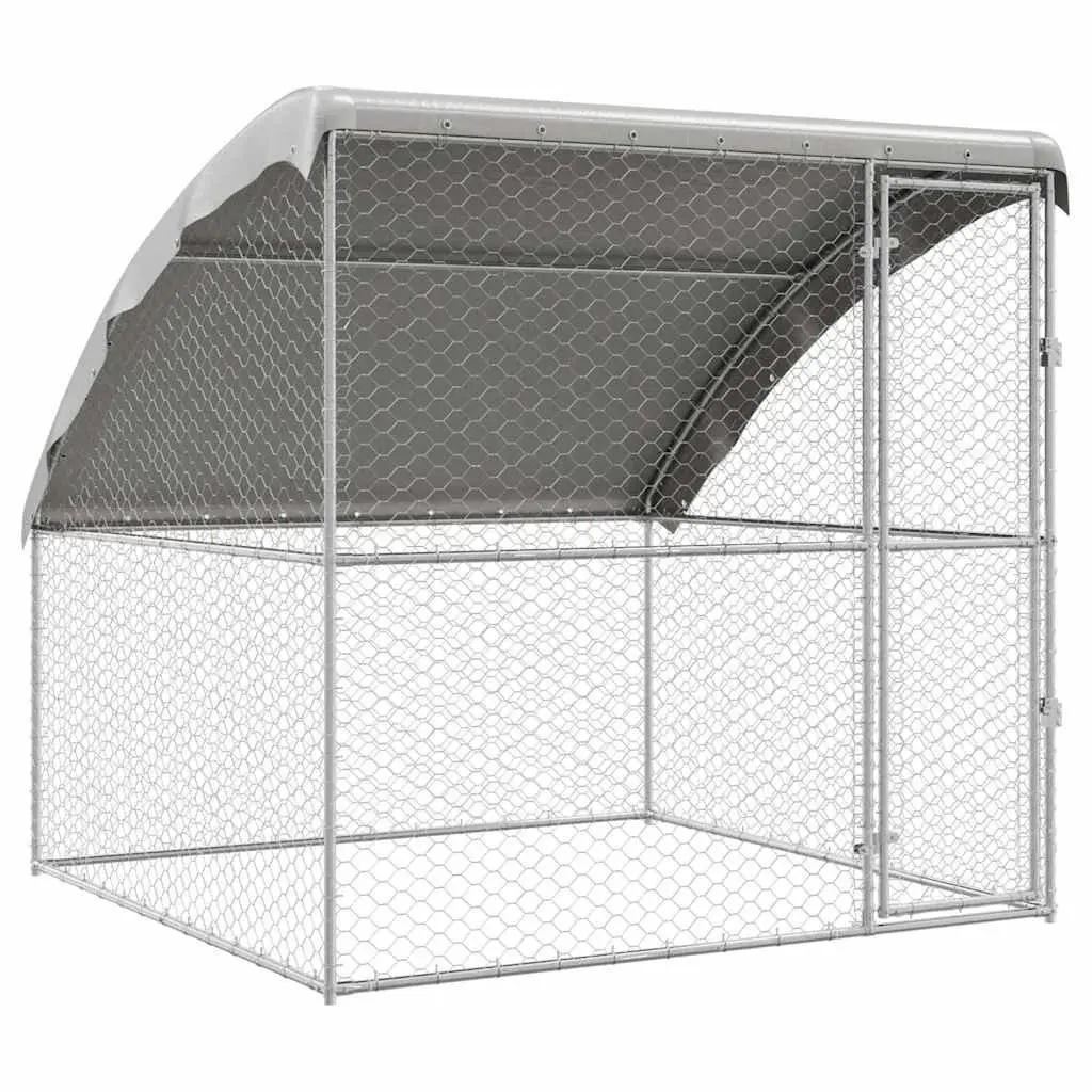 Outdoor Dog Kennel with Lockable Latch