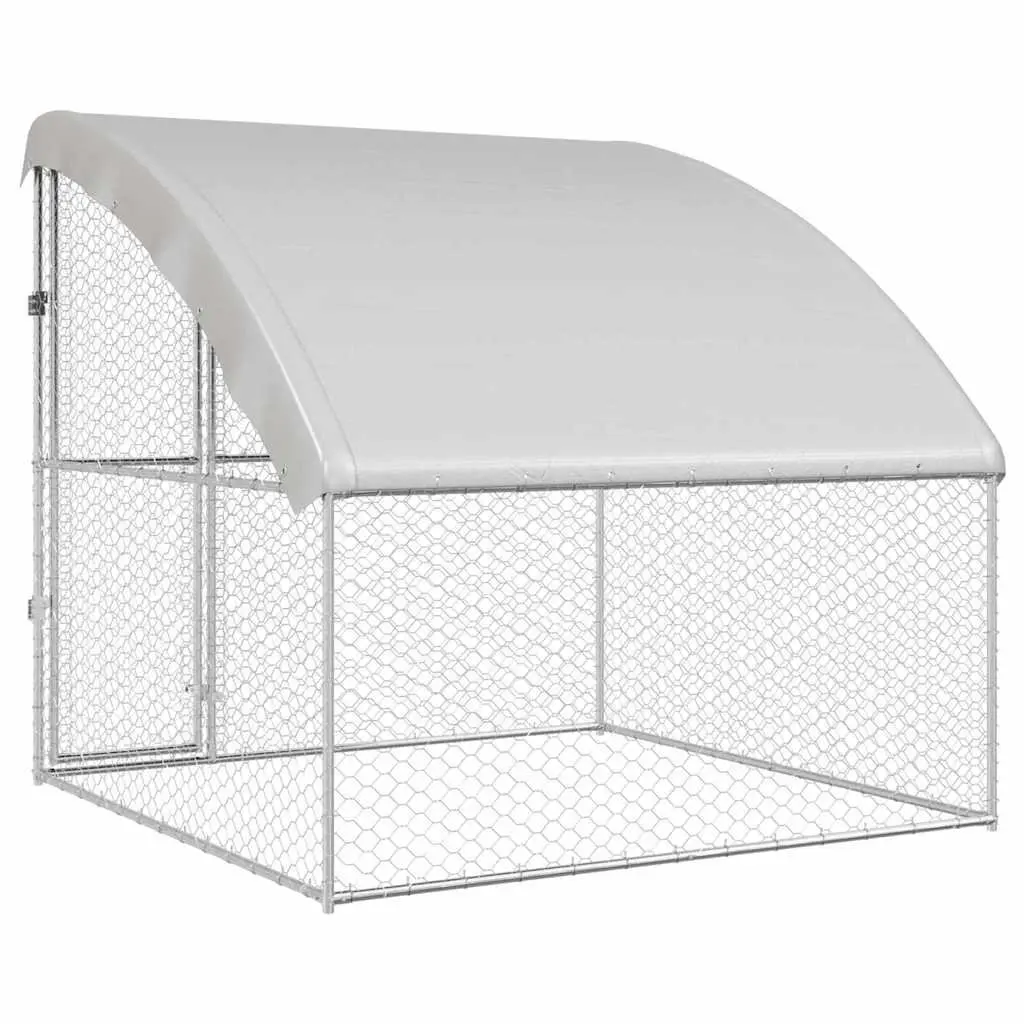 Outdoor Dog Kennel with Lockable Latch