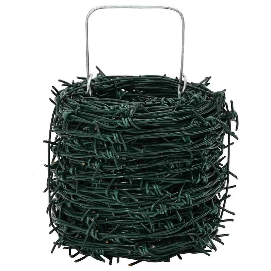Barbed Wire Steel 100m Green Hot-dip Galvanised