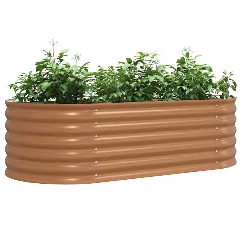 Steel Frame Raised Bed Planter 160x80x44cm
