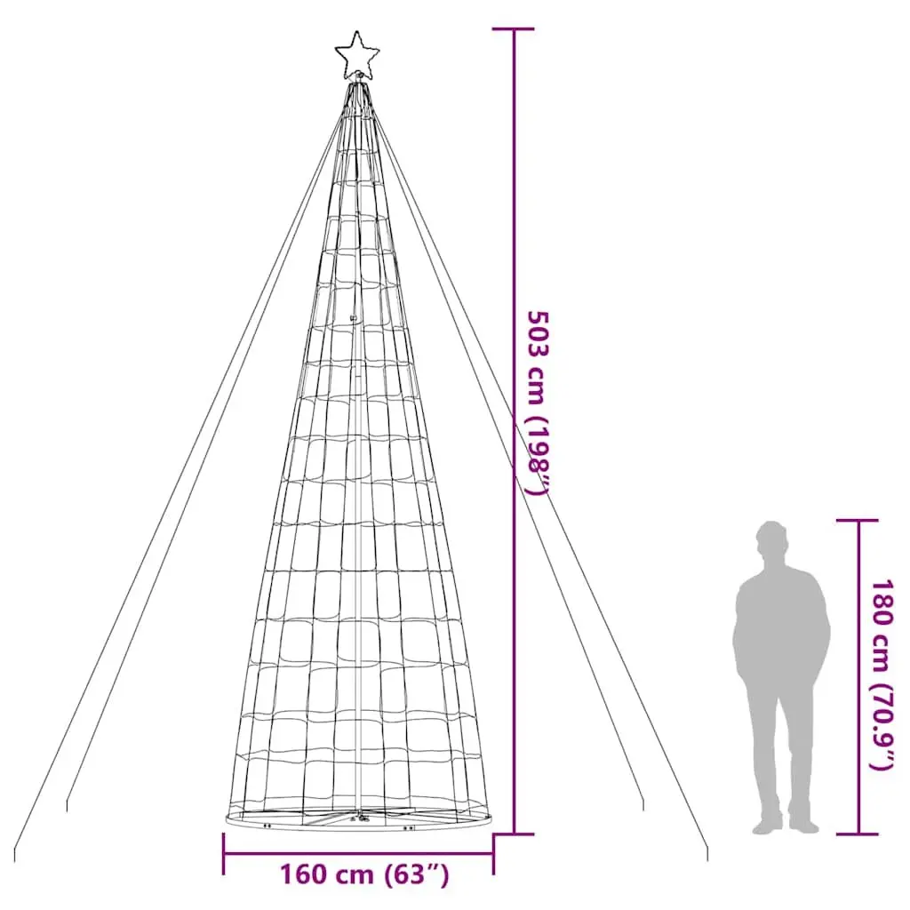 LED Christmas Tree with Eight Lighting Modes