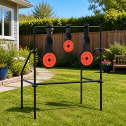 Durable Steel Shooting Target with Automatic Resetting