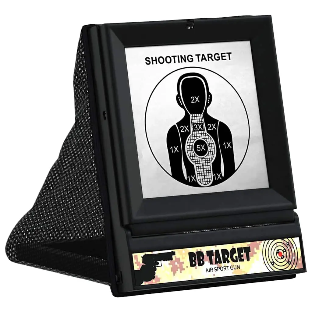 Black Plastic Airsoft Shooting Target for Practice
