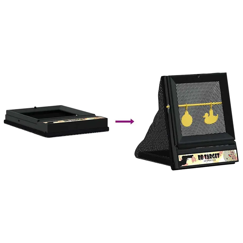 Black Plastic Airsoft Shooting Target for Practice