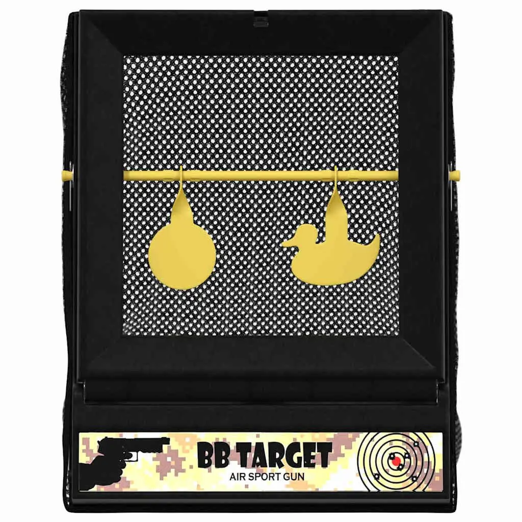 Black Plastic Airsoft Shooting Target for Practice