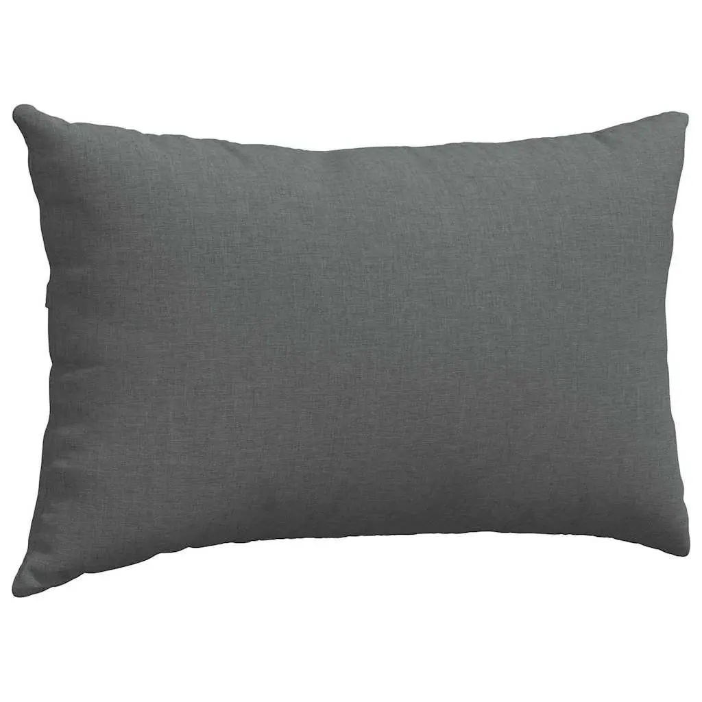 Dark Grey Sofa Pillows 2 pcs 50 x 30 cm