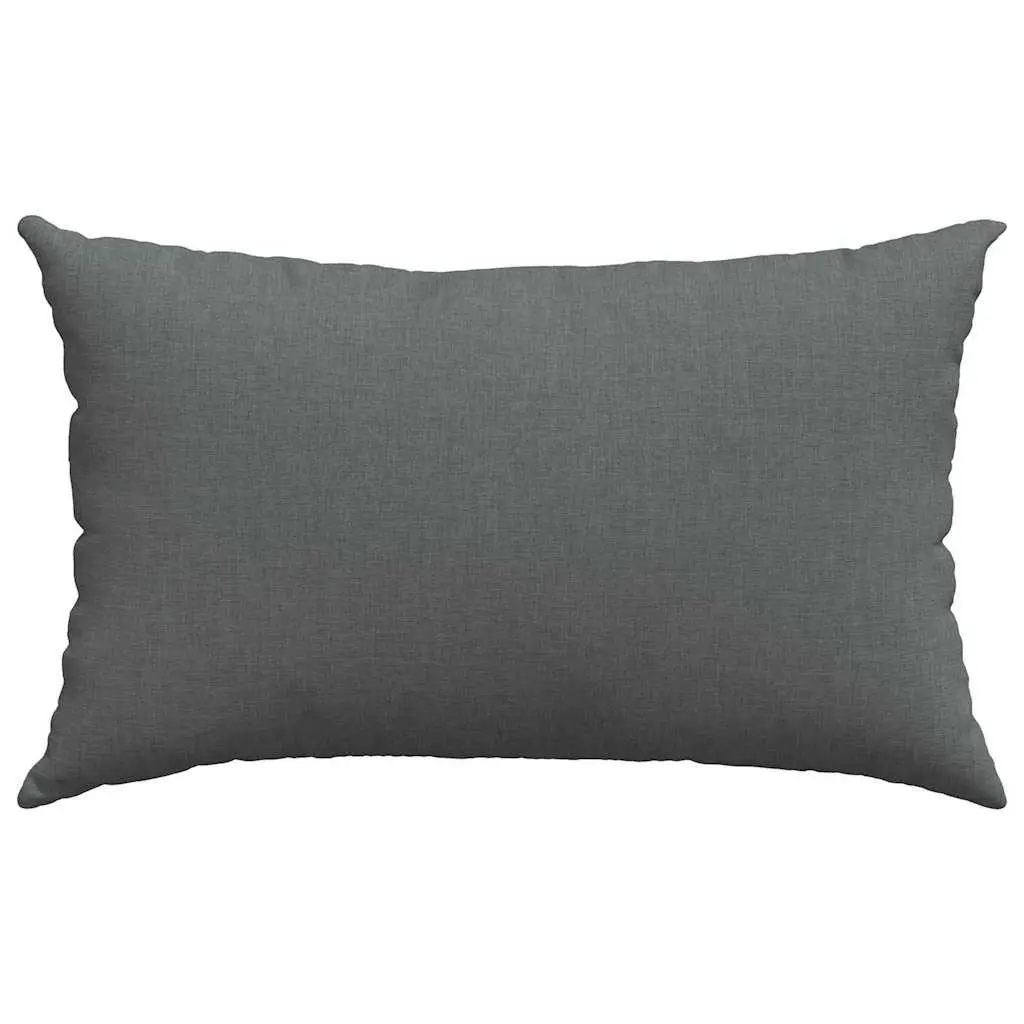 Dark Grey Sofa Pillows 2 pcs 50 x 30 cm