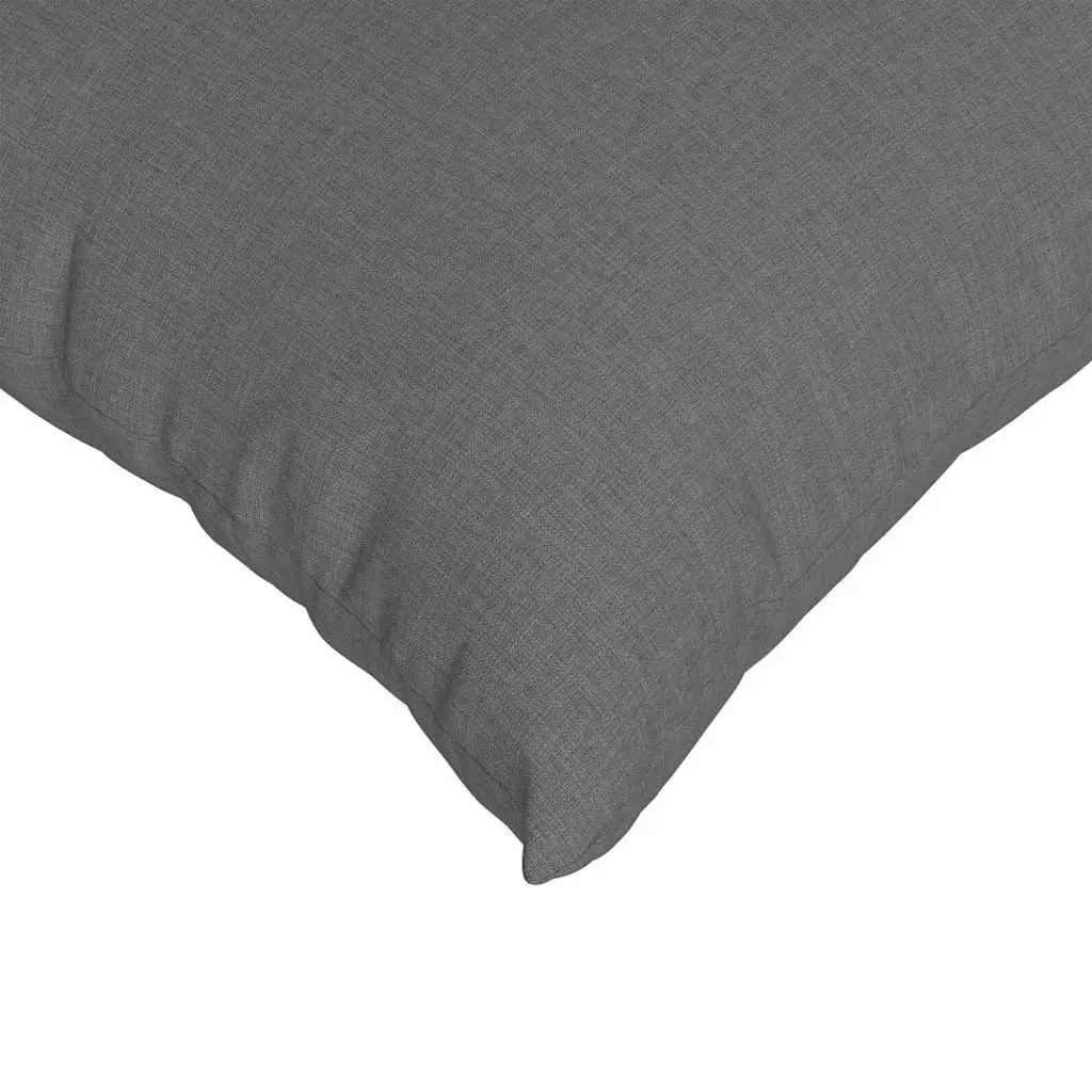 Sofa Pillows Polyester 60 x 40 cm Grey 2 Pieces