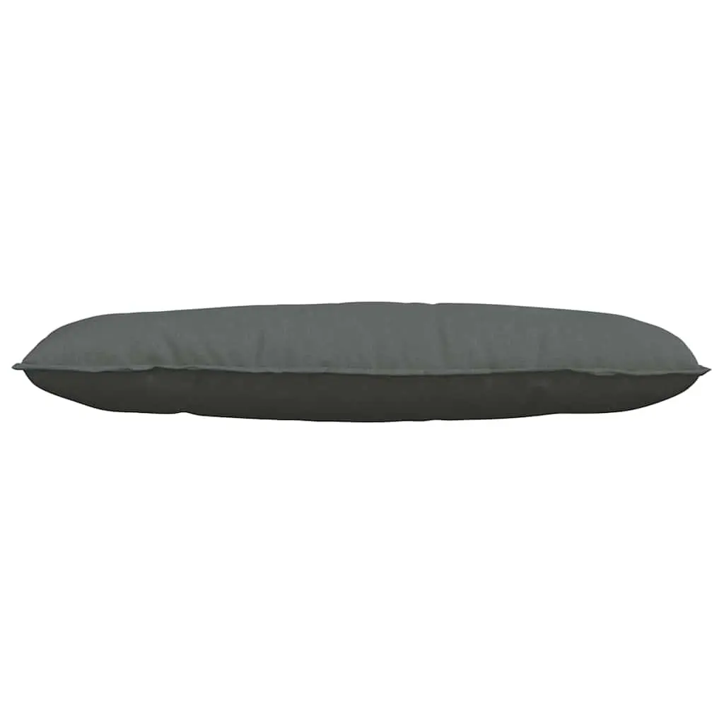 Dark Grey Back Pillow for Sofa 120x19x50cm