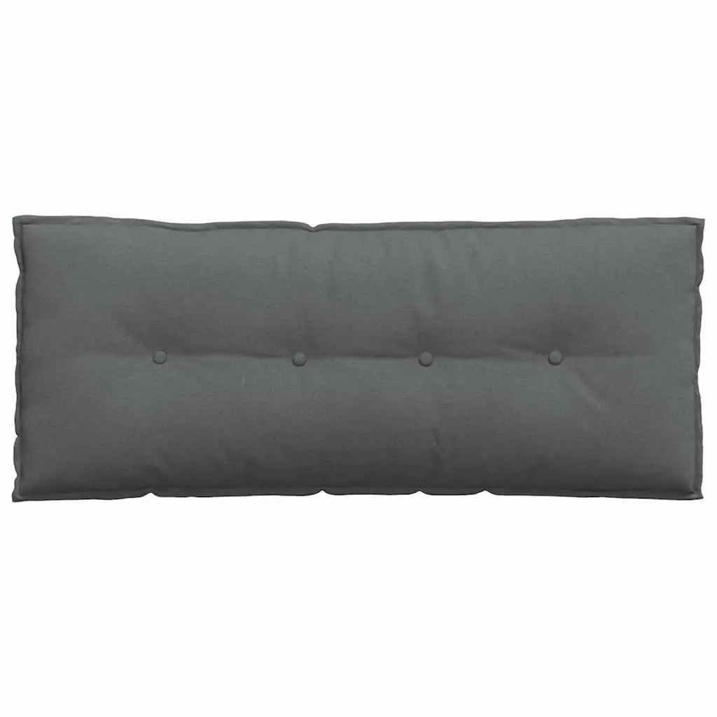 Dark Grey Back Pillow for Sofa 120x19x50cm