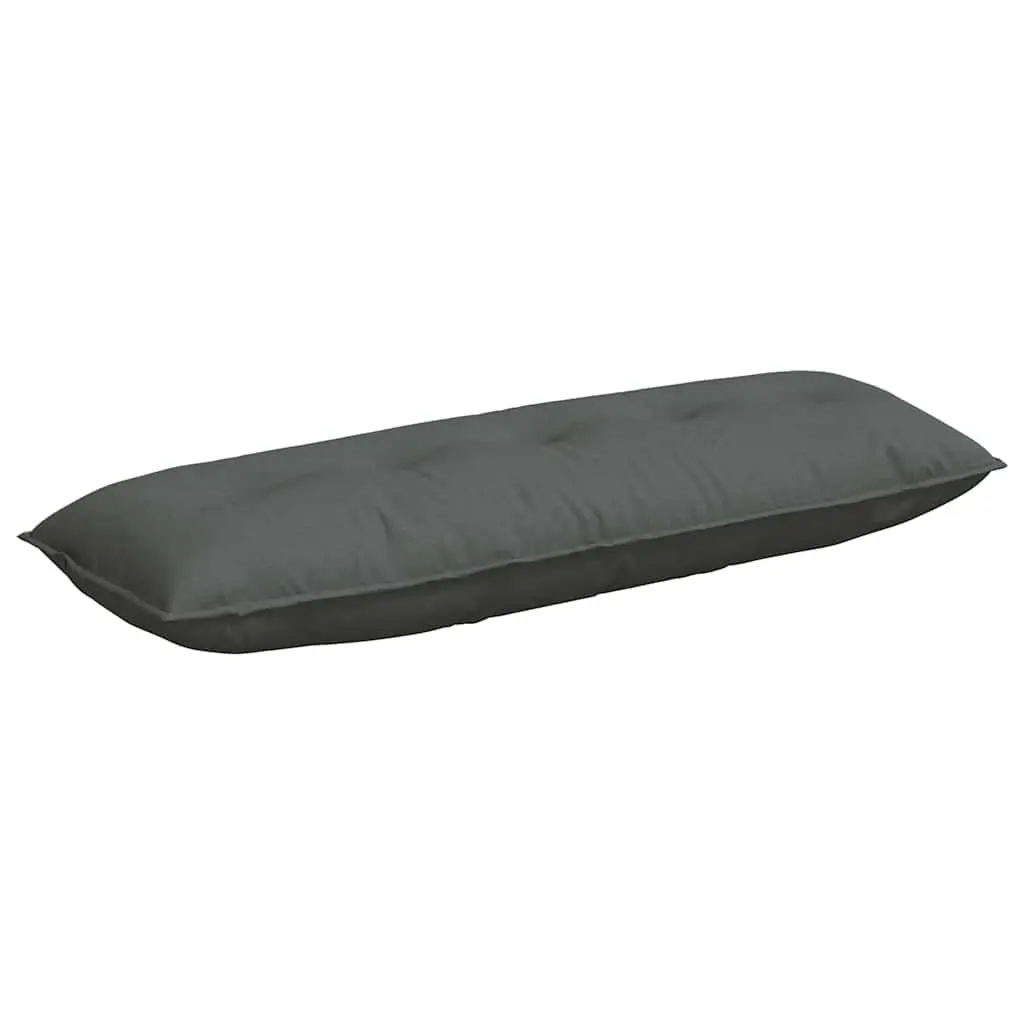 Dark Grey Back Pillow 140x19x50cm for Comfort