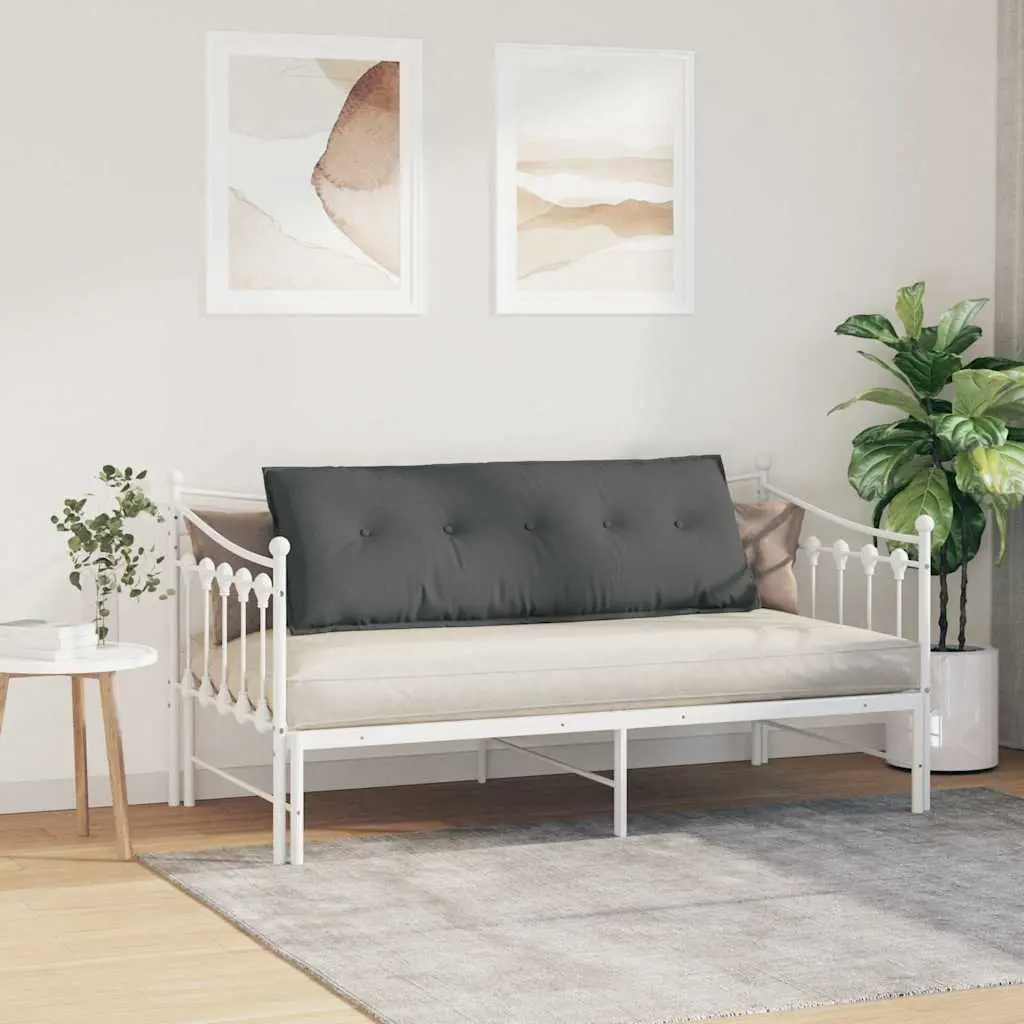 Dark Grey Back Pillow 140x19x50cm for Comfort